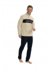 U.S. Polo Assn. Erkek Uzun Kollu Polar İki İplik Eşofman Pijama Takımı S25826