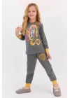 U.s. Polo Assn Stay Cozy Antramelanj Kız Çocuk Pijama Takımı