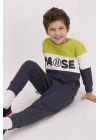 Pause Fıstık Yeşili Erkek Çocuk Eşofman Takımı