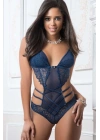 Fantezi Babydoll - Kadın Bodysuit Dantel Maskeli Kostüm