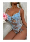 Sipsi Shop Kadın Çiçekli Fantezi Bodysuit 8423