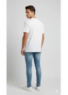 Erkek Beyaz Kısa Kollu Tshirt