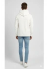 Erkek Beyaz Uzun Kollu Sweatshirt