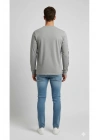 Gri Uzun Kollu Erkek Tshirt