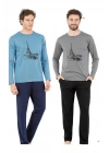 PİERRE CARDİN Penye Pijama Takım 6064