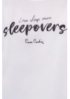 Sleepovers Krem Kadın Kapri Takım
