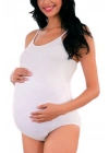 Imer Kadın Beyaz Premıum Modal Hamile Çıtçıtlı Zıbın 9253