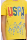 U.s. Polo Assn Basic Sarı Erkek Çocuk Bermuda Takım