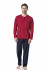 5454 Uzun Kollu Penye Erkek Pijama