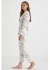 Yumuşak doukulu pijama takımı