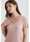 Yumuşak dokulu pijama takımı