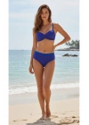 Bonie Dolgulu Straplez Yüksek Bel Bikini Takım