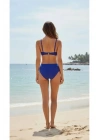 Bonie Dolgulu Straplez Yüksek Bel Bikini Takım