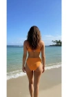 Bonie Dolgulu Straplez Yüksek Bel Bikini Takım