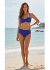 Bonie Dolgulu Straplez Yüksek Bel Bikini Takım