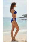 Bonie Dolgulu Straplez Yüksek Bel Bikini Takım