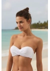 Bonie Dolgulu Tak-Çıkar Omuz Askılı Straplez Bikini Üstü