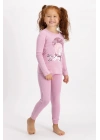 Rolypoly Pijama Takımı Kız Çocuk Pembe
