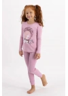 Rolypoly Pijama Takımı Kız Çocuk Pembe