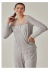 Gri Kadın Pijama Takım