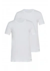Erkek Beyaz 2li Tender Cotton T-shirt 9675