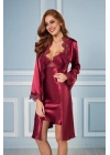 Saten Altılı Gelin Çeyiz Seti - 6335 Bordo