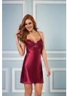 Saten Altılı Gelin Çeyiz Seti - 6335 Bordo