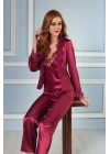 Saten Altılı Gelin Çeyiz Seti - 6335 Bordo