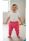Fuşya Lastikli Pantolon Bebek