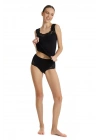 Kadın Dantelli Slip Külot 1333 - Siyah