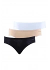 1575 Kadın Slip Külot 3lü Paket - Bikini