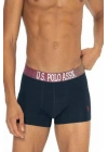 U.s Polo Assn. 80571 Erkek Pamuklu 3lü Boxer-Siyah&Grimelanj&Lacivert