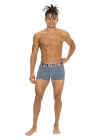 U.s Polo Assn. 80533 Erkek Pamuklu 3lü Boxer-Bordo&Siyah&Antrasitmelanj