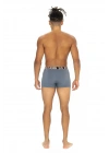 U.s Polo Assn. 80533 Erkek Pamuklu 3lü Boxer-Bordo&Siyah&Antrasitmelanj