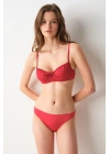 Gia Balenli Balkonet Bikini Tek Üst Kırmızı 249120
