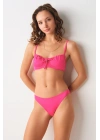 Gia Balenli Balkonet Bikini Tek Üst Pembe 239102