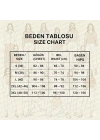Krizantem Desenli Tesettür Mayo Lacivert DLX-24613