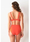 Sasha Balenli Toparlayıcı Bikini Tek Üst Tarçın 239107