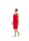 U.S. Polo Assn. Kadın Kolsuz Kırmızı Gecelik 20006
