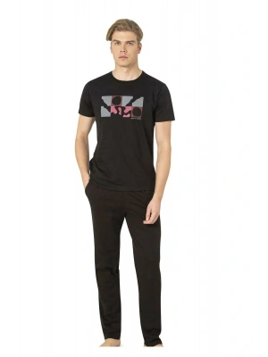 6076 Penye Kısakol Pijama Takım