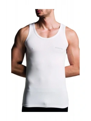 Erkek Beyaz Tekli Beşiktaş Lisansli Klasik Atlet