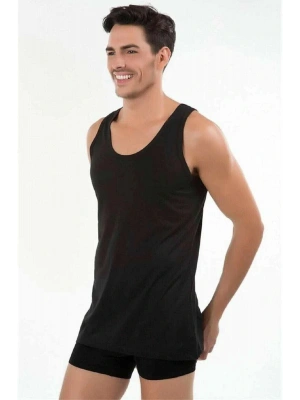 Erkek Siyah Atlet 2li Avantajlı Paket Yeni Sezon