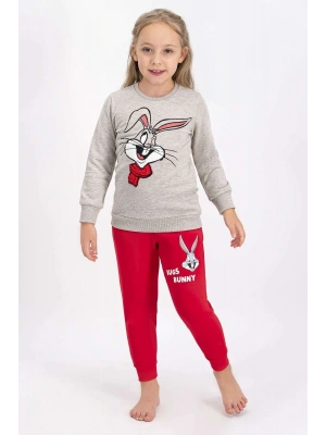 Bugs Bunny Lisanslı Bejmelanj Kız Çocuk Eşofman Takımı