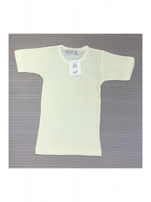 Unisex Çocuk Ekru Fanila