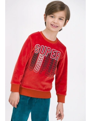 Rolypoly Super Kiremit Erkek Çocuk Kadife Eşofman Takımı