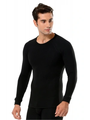 ERKEK TERMAL UZUN KOL ÜST İÇLİK SİYAH OUTDOOR T-1100
