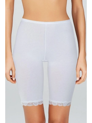 Kadın Beyaz Basic Long Paçali Külot Bk0653501beya