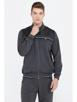 Çizgi Detaylı Erkek Eşofman Takımı - Antrasit