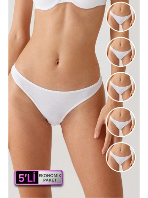 Kadın 5li Ekonomik Paket 2055 Basic Brief Pamuklu Külot