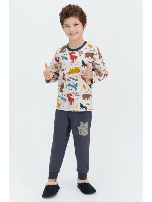 Rolypoly The Wild One Kum Erkek Çocuk Mevsimlik Pijama Takımı